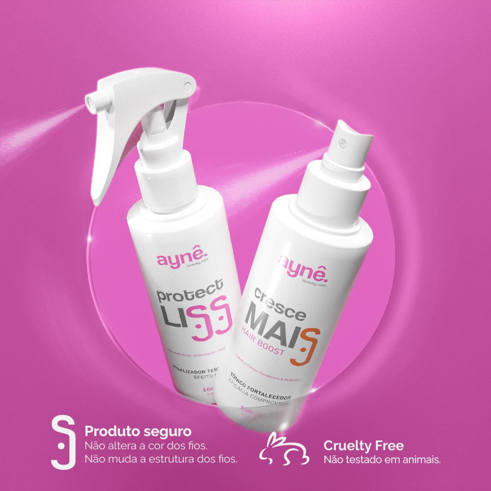 KIT FINALIZADOR PROTECT LISS + HAIR BOOST