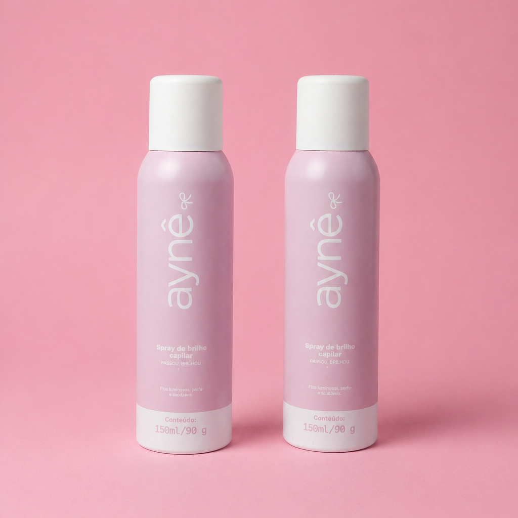 Kit com 2 Spray de Brilho Capilar Perfumado Aynê